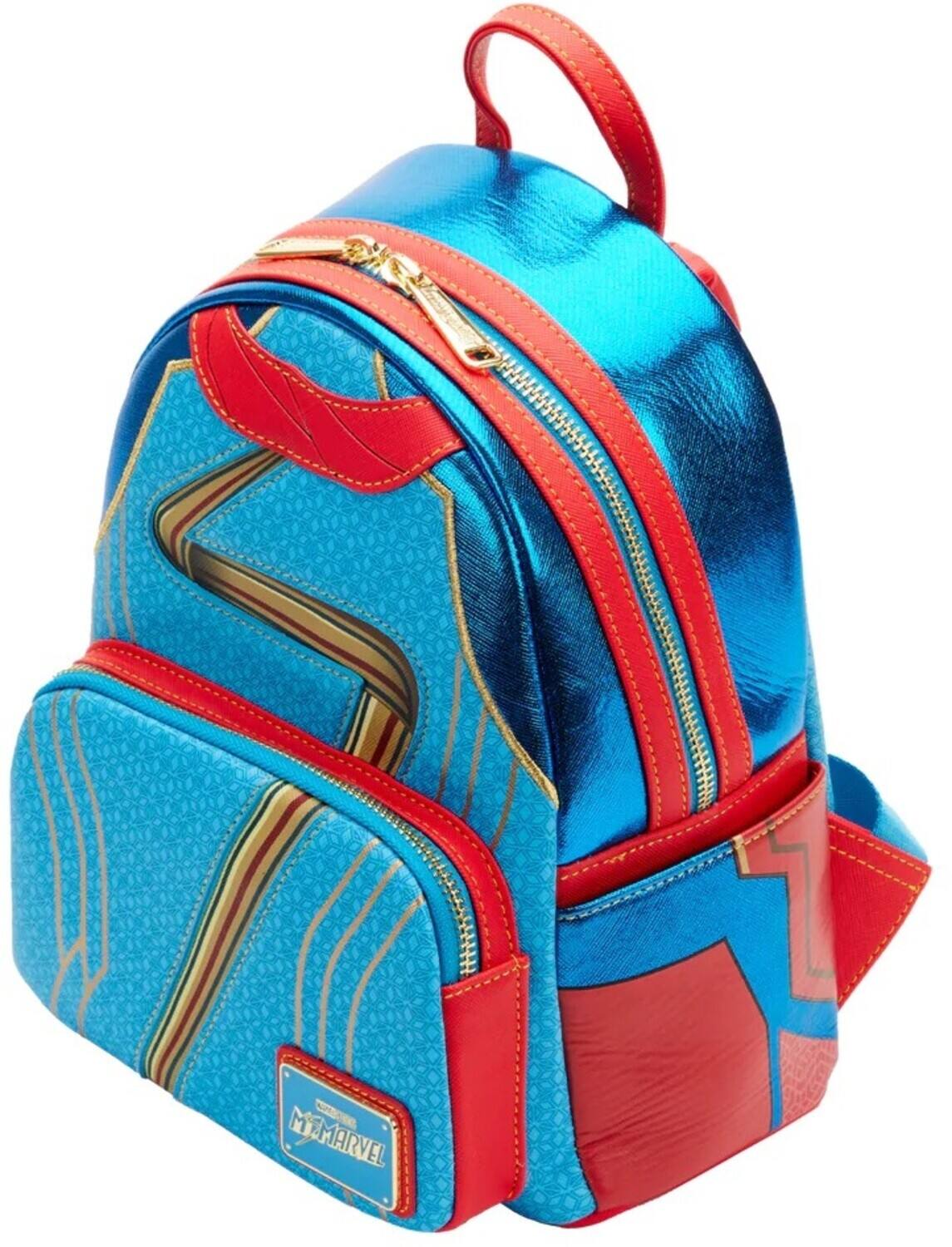 Alt View 1. LoungeFly - LOUNGEFLY MARVEL: MS MARVEL COSPLAY MINI BACKPACK   - APPAREL - Multicolor.
