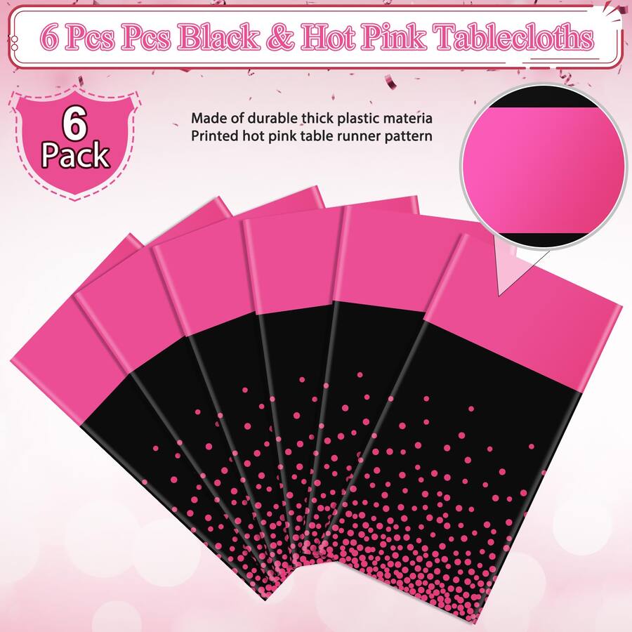 Dapper Styles Hot Tablecloth Party Decorations Plastic Table Cloth ...