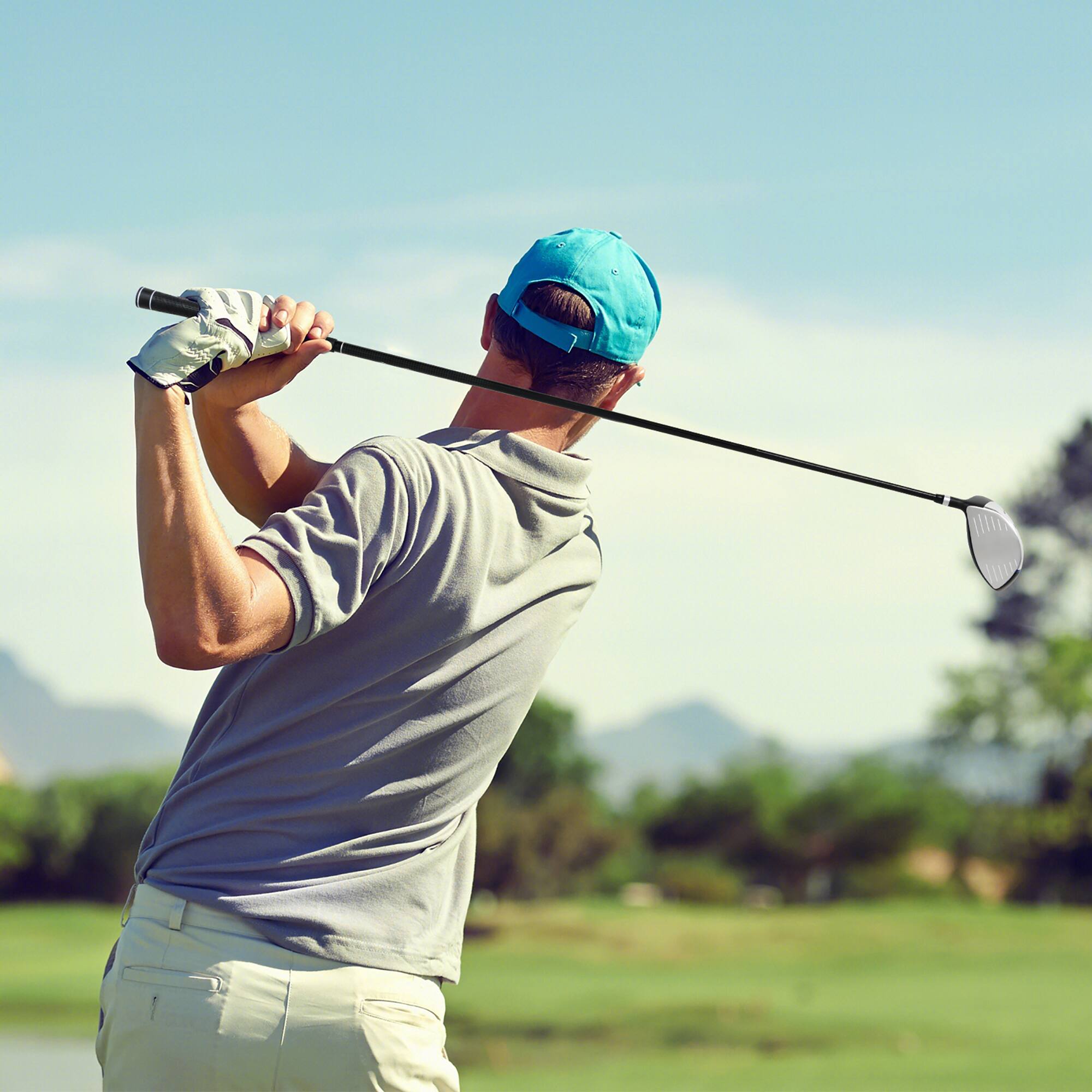 Alt View 1. Gymax - Gymax Driver Golf Club for Men 460CC 10.5° Individual Golf Driver w/ Graphite Shaft - Black, Silver.