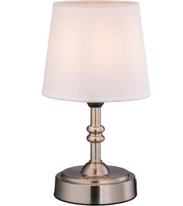 FINEAK - Mini Cordless Dimmable LED Table Lamp - Brushed Nickel