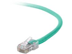 Front. Belkin - Belkin A3L791-12-GRN 12 ft. Cat 5E Green CAT 5e RJ45(M-M) Patch Cable.