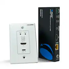 HDMI USB-C Receiver UHD-WPE400R-K
4K HDMI HDBaseT Extender up to 400ft
SOURCE AUTO
IN
USB-C IN
HDMI
USB-C
HDMI
USB-C
HDBaseT
AUDIO OUT
DC IN