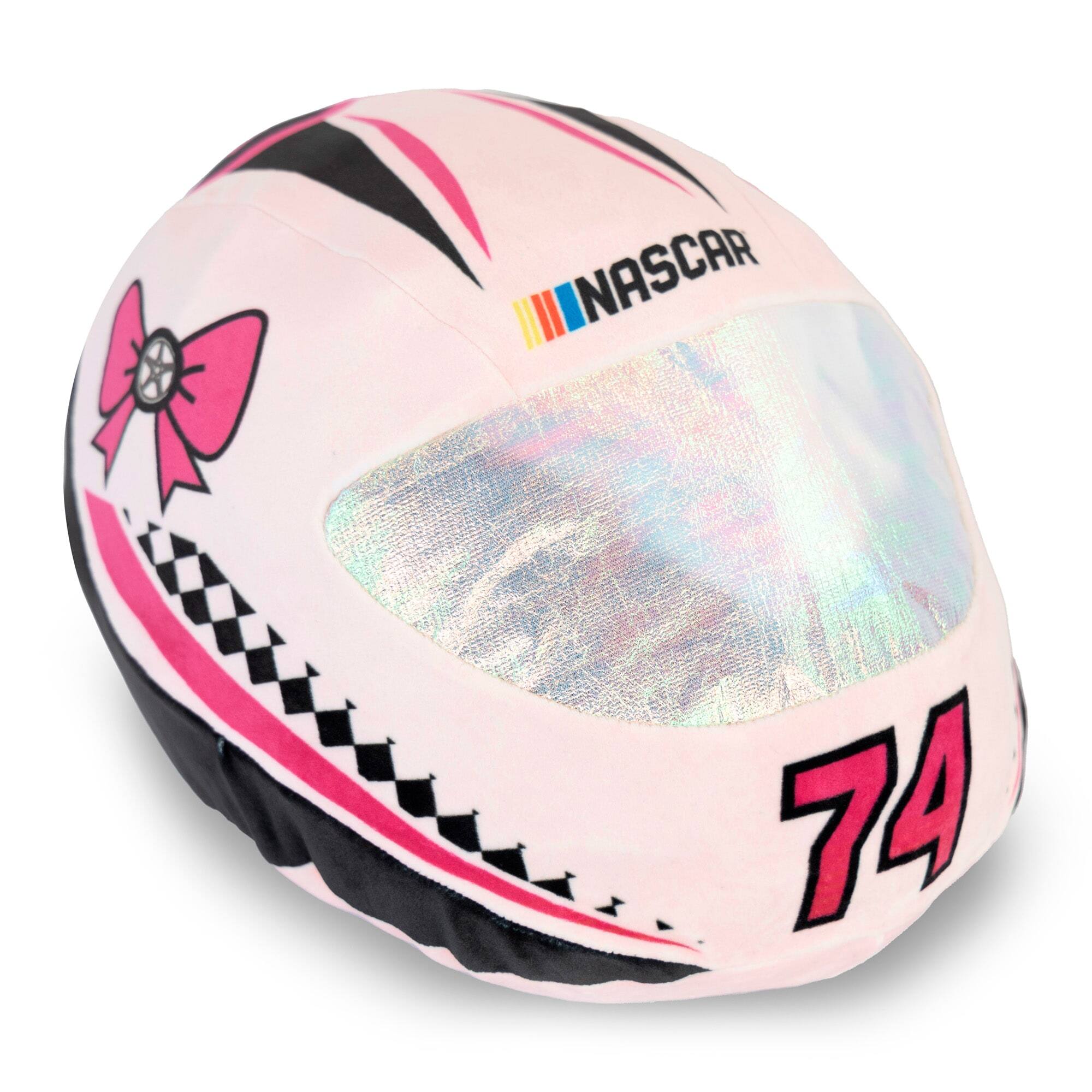 Alt View 3. Plushible - Pink NASCAR Snugible 2-in-1 Blanket Hoodie and Plushie - Pink.