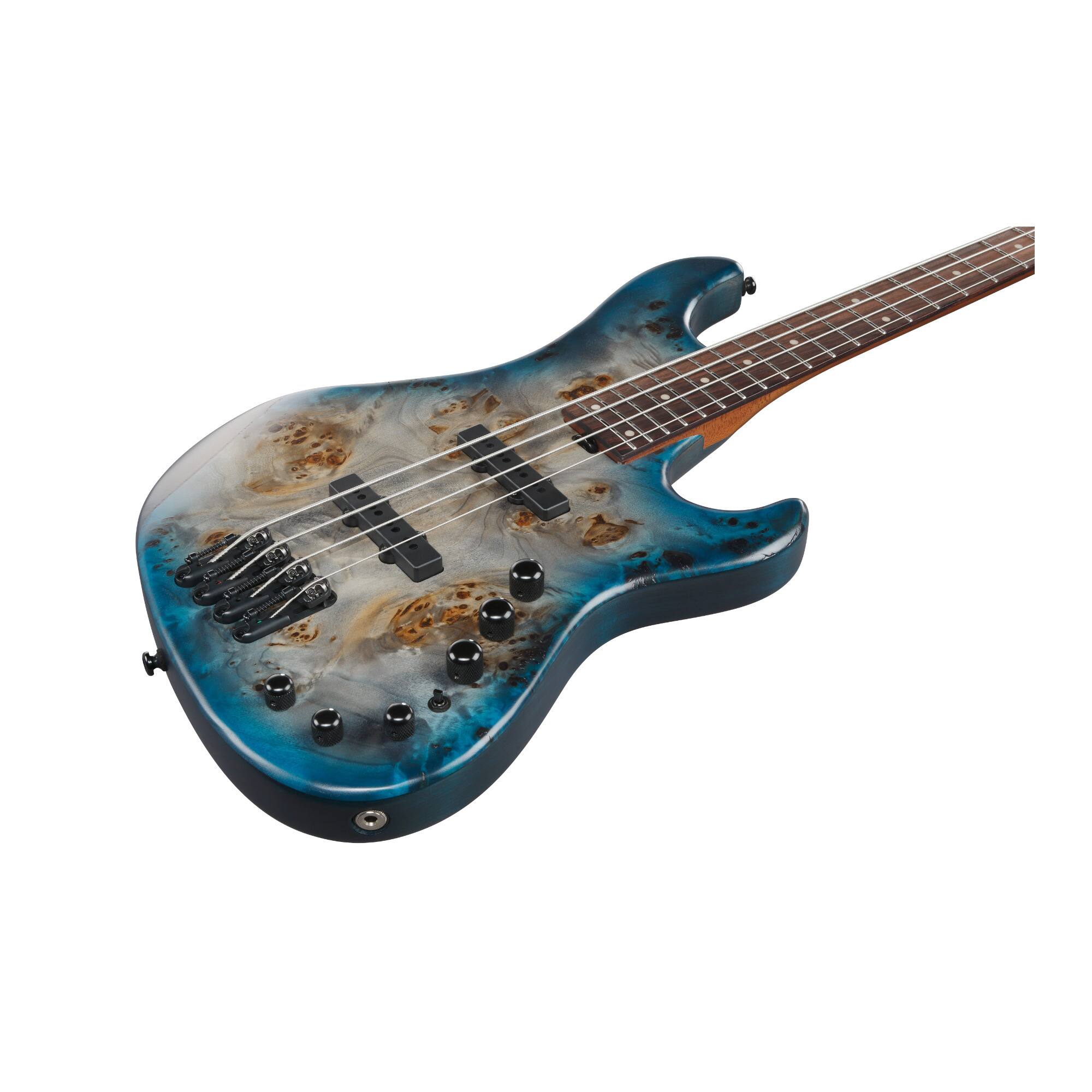 Back. Ibanez - Ibanez MDM1600CTL MDM 4str Electric Bass w/Bag - Cosmic Blue Starburst Low Gloss.