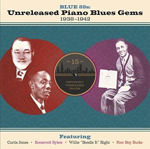 Various Artists - Blue 88s: Unreleased Piano Blues Gems (Various Artists)  - VINYL LP