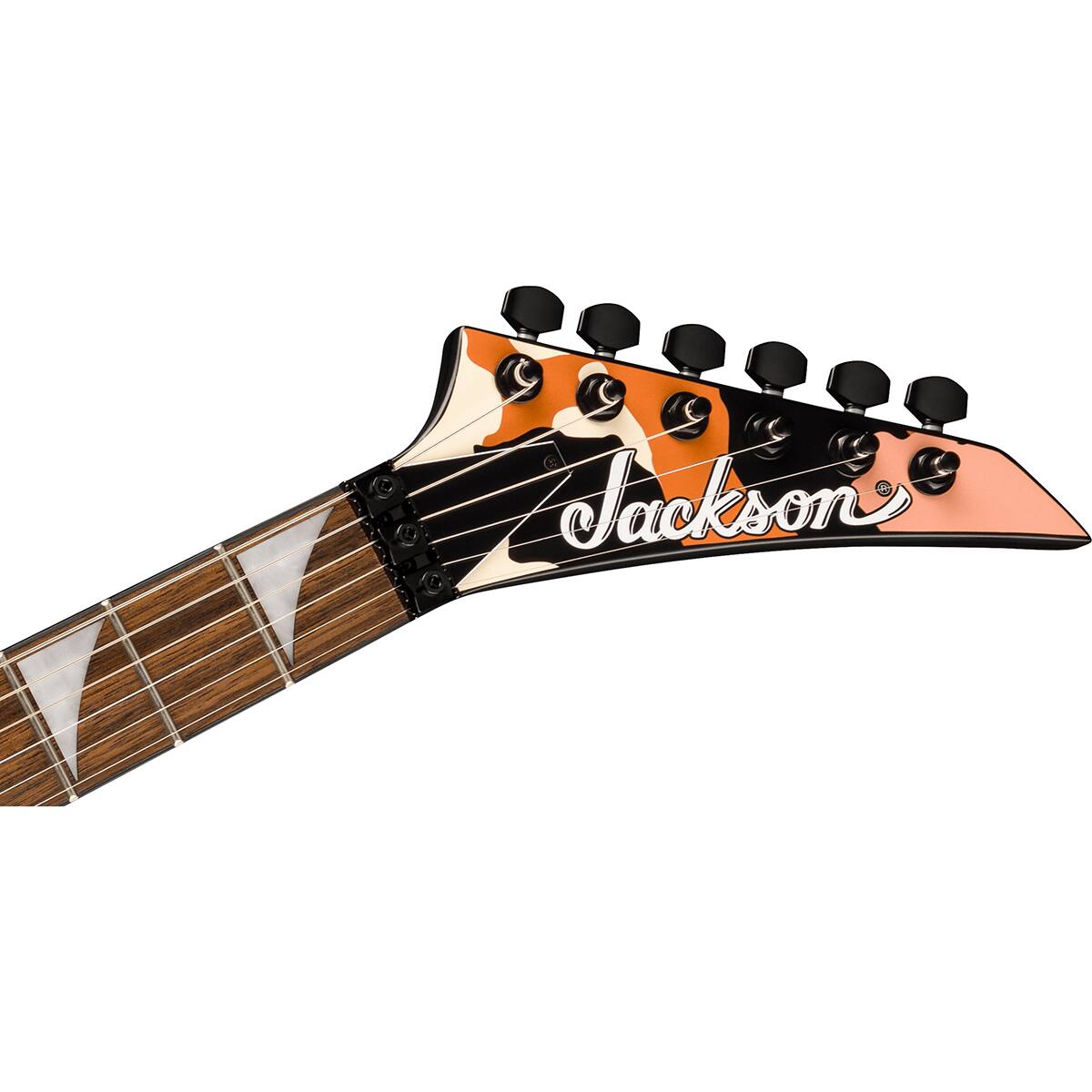 Alt View 4. Jackson - Jackson X Series Soloist SLX DX Camo Electric Guitar, Butterscotch Camo.