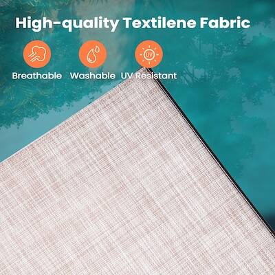 High-quality Textilene Fabric

- Breathable
- Washable
- UV Resistant