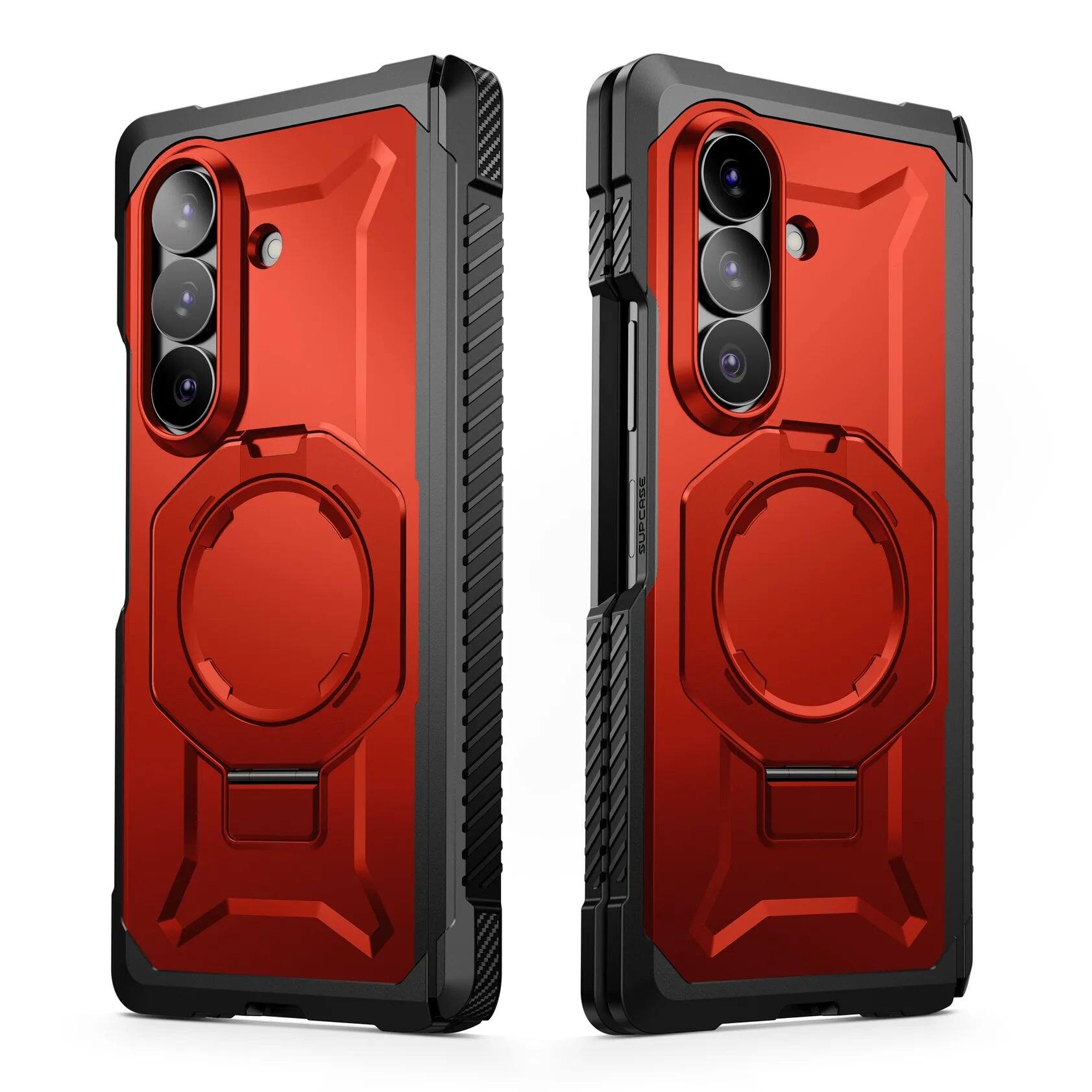 Alt View 4. SUPCASE - UB Grip Rugged MagSafe Case for Samsung Galaxy Z Fold 8 Ultra with Screen Protectors HD & Privacy - Ruddy.