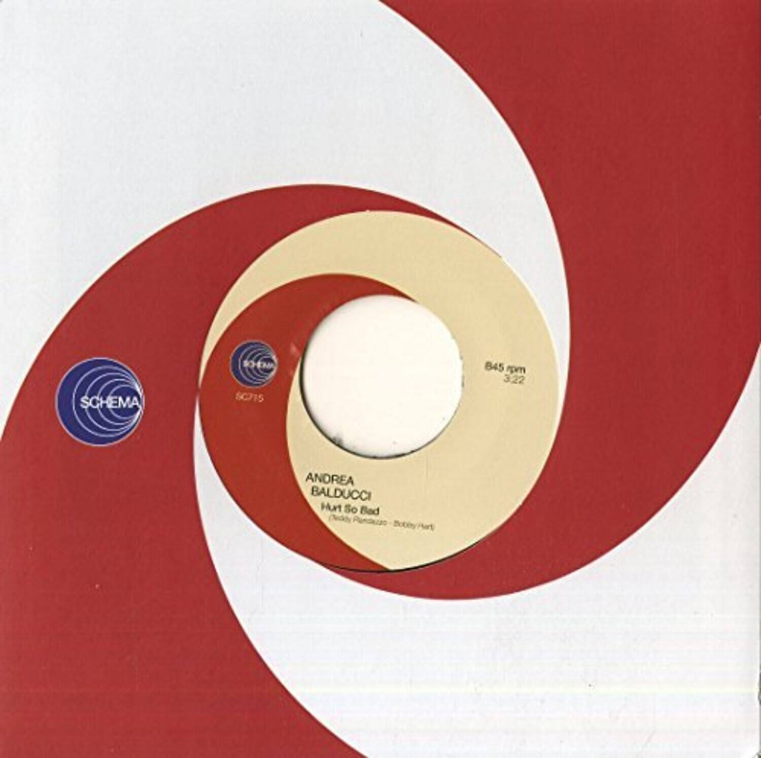 SCHEMA
SO-EM SC715
B45 rpm 3:22
ANDREA BALDUCCI
Hurt So Bad