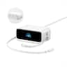 Anker - Nano Charging Station, 7-in-1 100W Power Strip, 2.3 ft InstaCord Retractable Cable, 3 USB-C, 1 USB-A, 3 AC (Non-Battery) - White