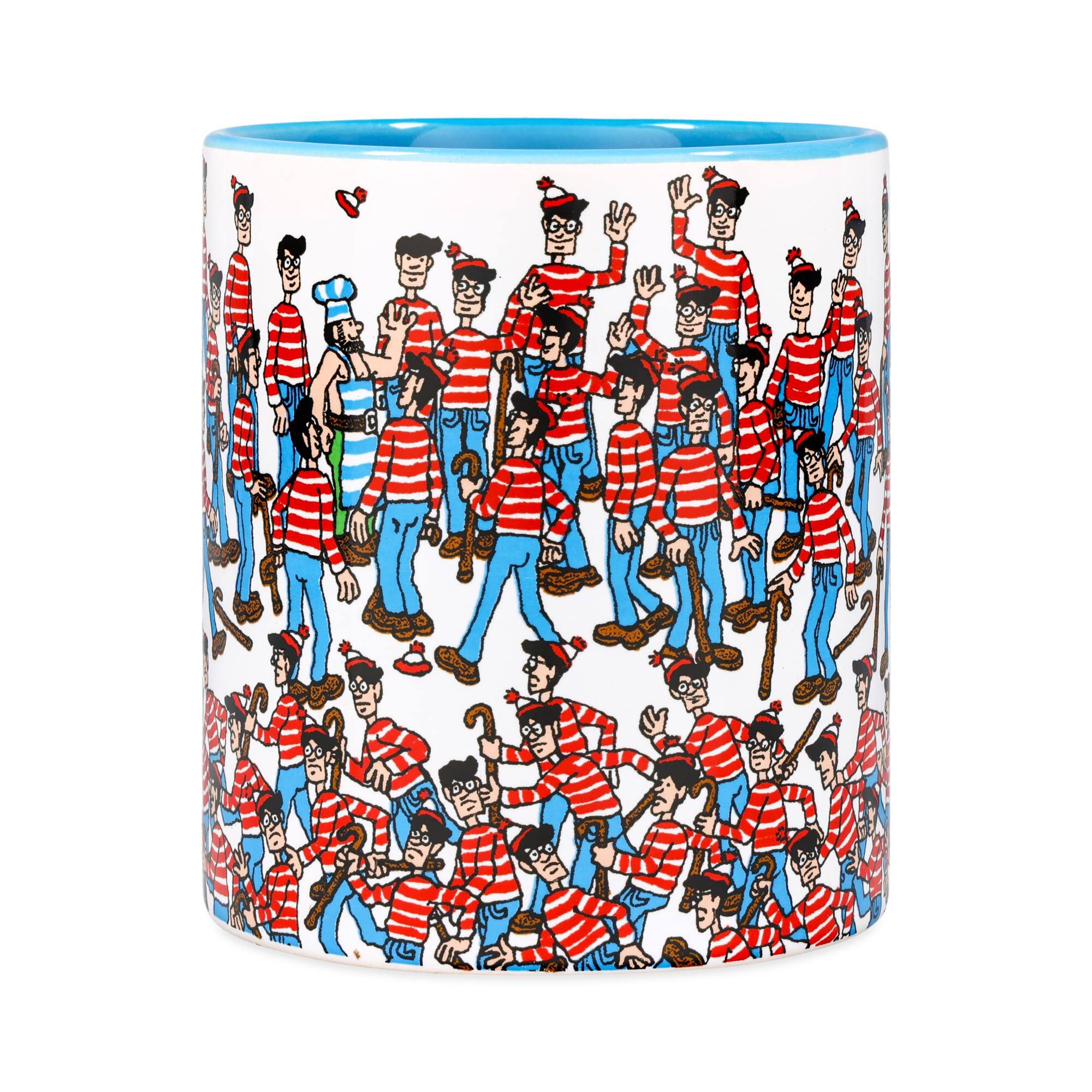 Alt View 1. Silver Buffalo - Wheres Waldo Land Of Waldos 20-Ounce Ceramic Mug - White.