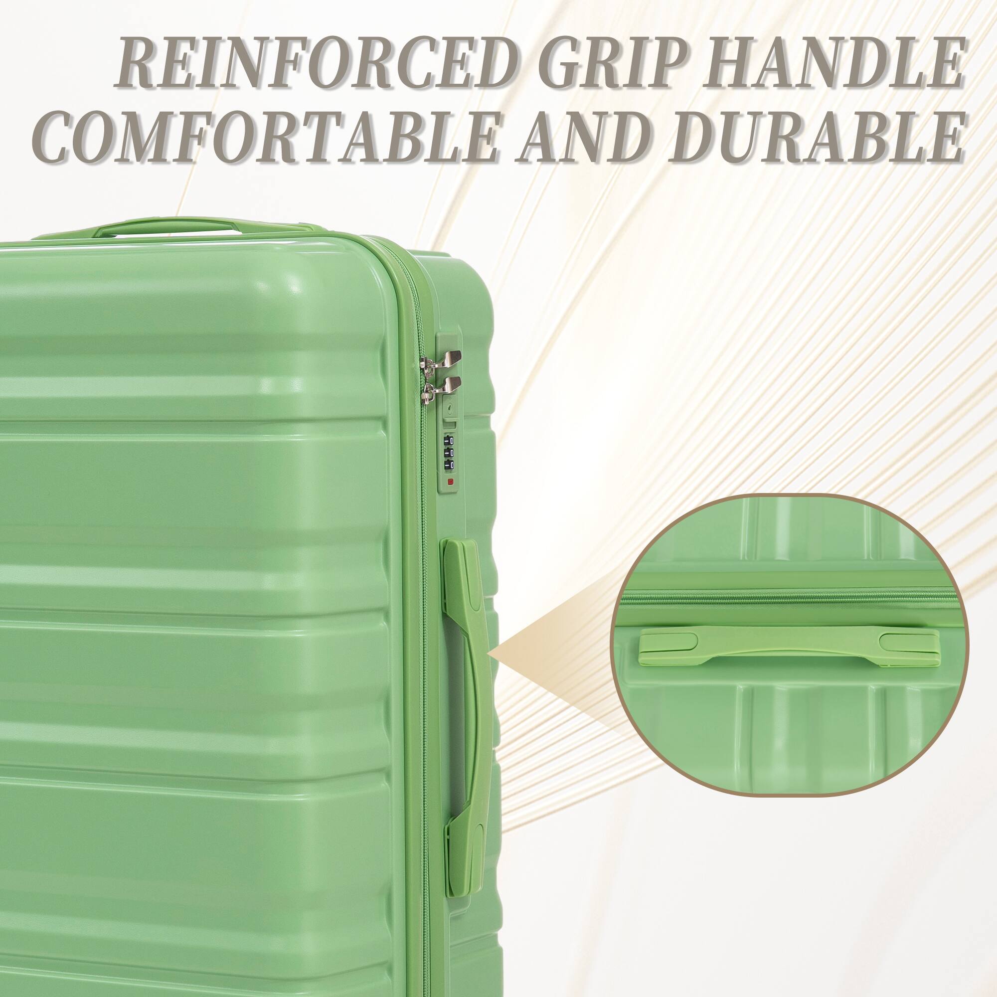 REINFORCED GRIP HANDLE  
COMFORTABLE AND DURABLE