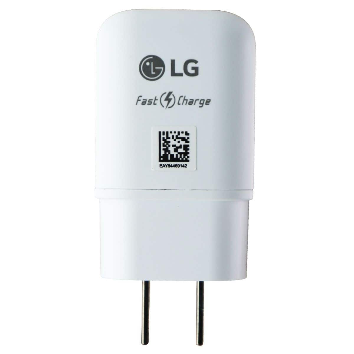 LG - Fast Charge Wall Charger Single USB Adapter - MCS-H06WA - White