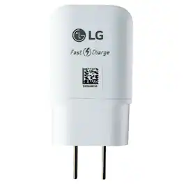 LG - Fast Charge Wall Charger Single USB Adapter - MCS-H06WA - White