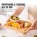 PREPARING & SERVING, ALL IN ONE
Easily Carry Delicious Dishes from Kitchen to Table