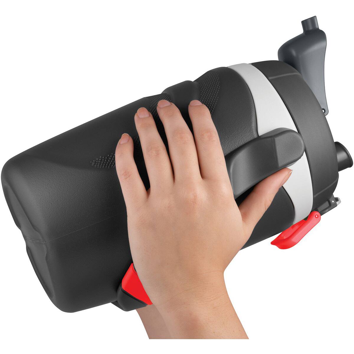 Alt View 3. Thermos - Thermos 64 oz. Foam Insulated Flip-Up Lid Water Bottle with Handle - Black - Black.