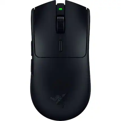 Front. Razer - Viper V3 HyperSpeed Lightweight Optical Gaming Mouse with 280 Hour Battery Life - Black.