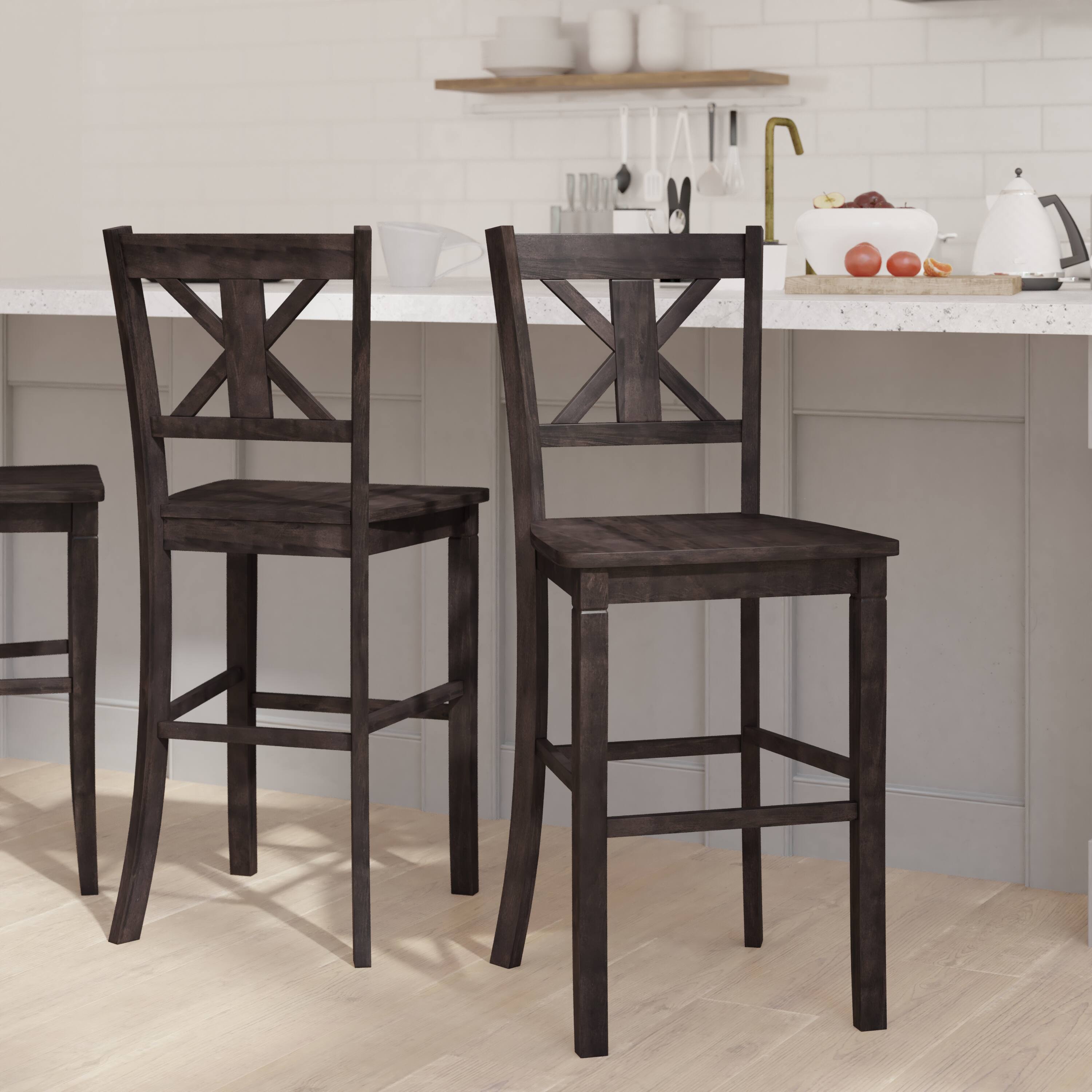 Gray Farmhouse Bar Stools