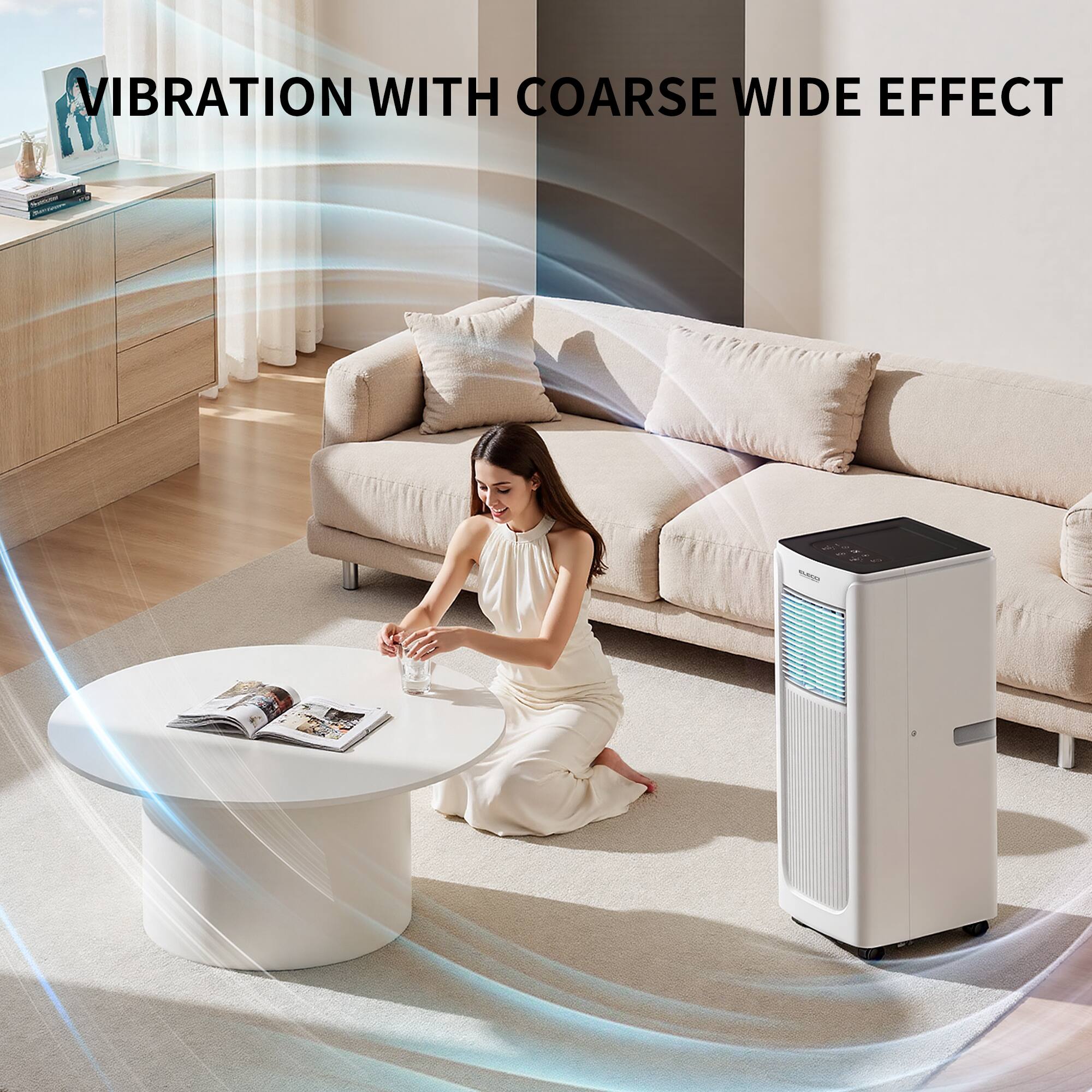 Vibration with coarse wide effect