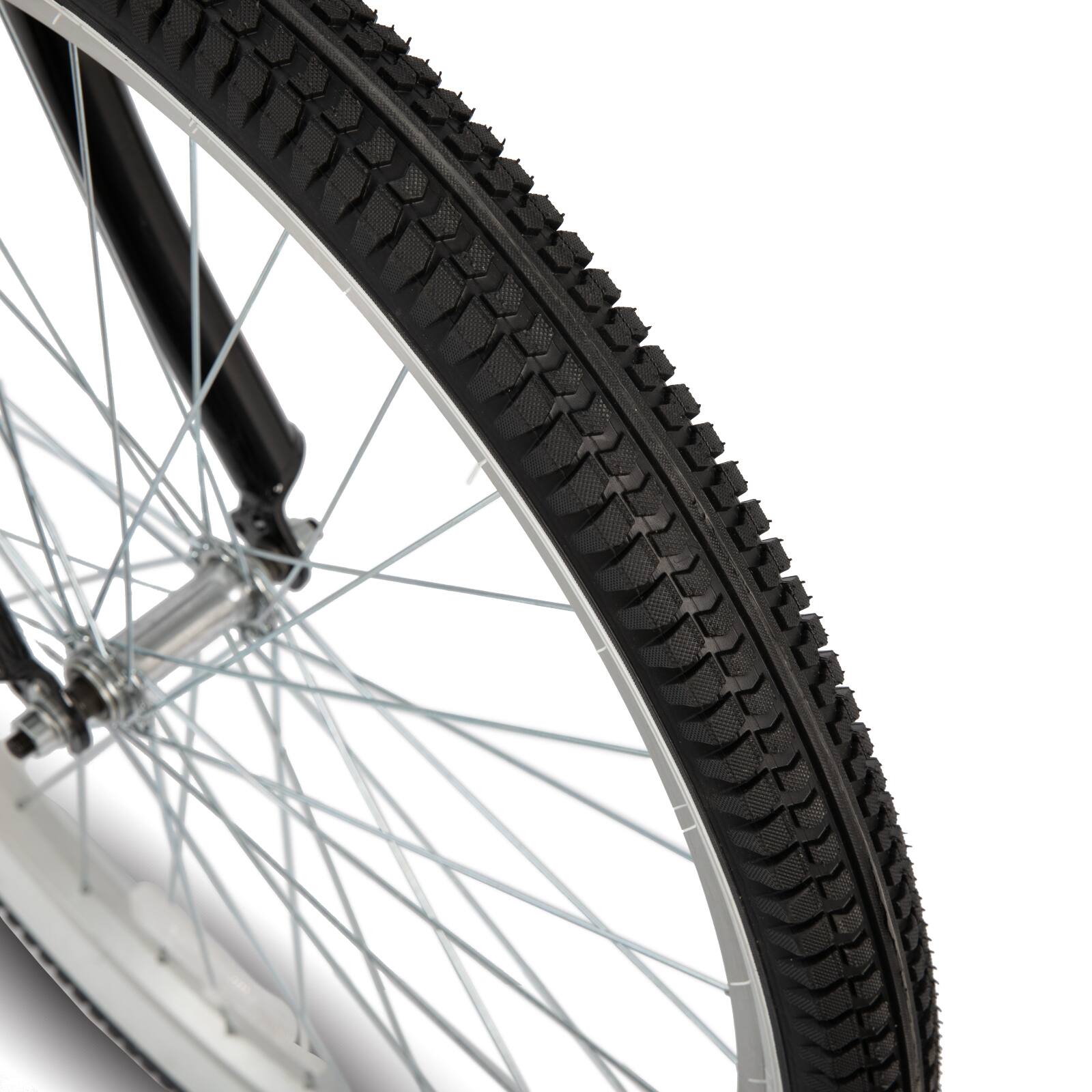 Alt View 6. HILAND - HILAND Jade 26 Inch Adult Beach Cruiser Bike for Men Women, Steel Frame, Commuter Bicycle with Single Speed, Red - red.