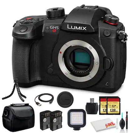 Lumix GH5 S
Lumix H9S-W
128GB SD Card
XC
GH5
KAVE
128GB
R35-W
64GB
128GB