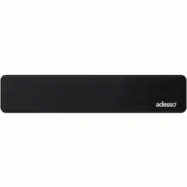 Adesso - TRUFORM P320 Compact Size Keyboard Wrist Rest - Rubber, Fiber, Memory Foam - Anti-slip - Keyboard - 1 - Black