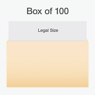 Box of 100  
Legal Size