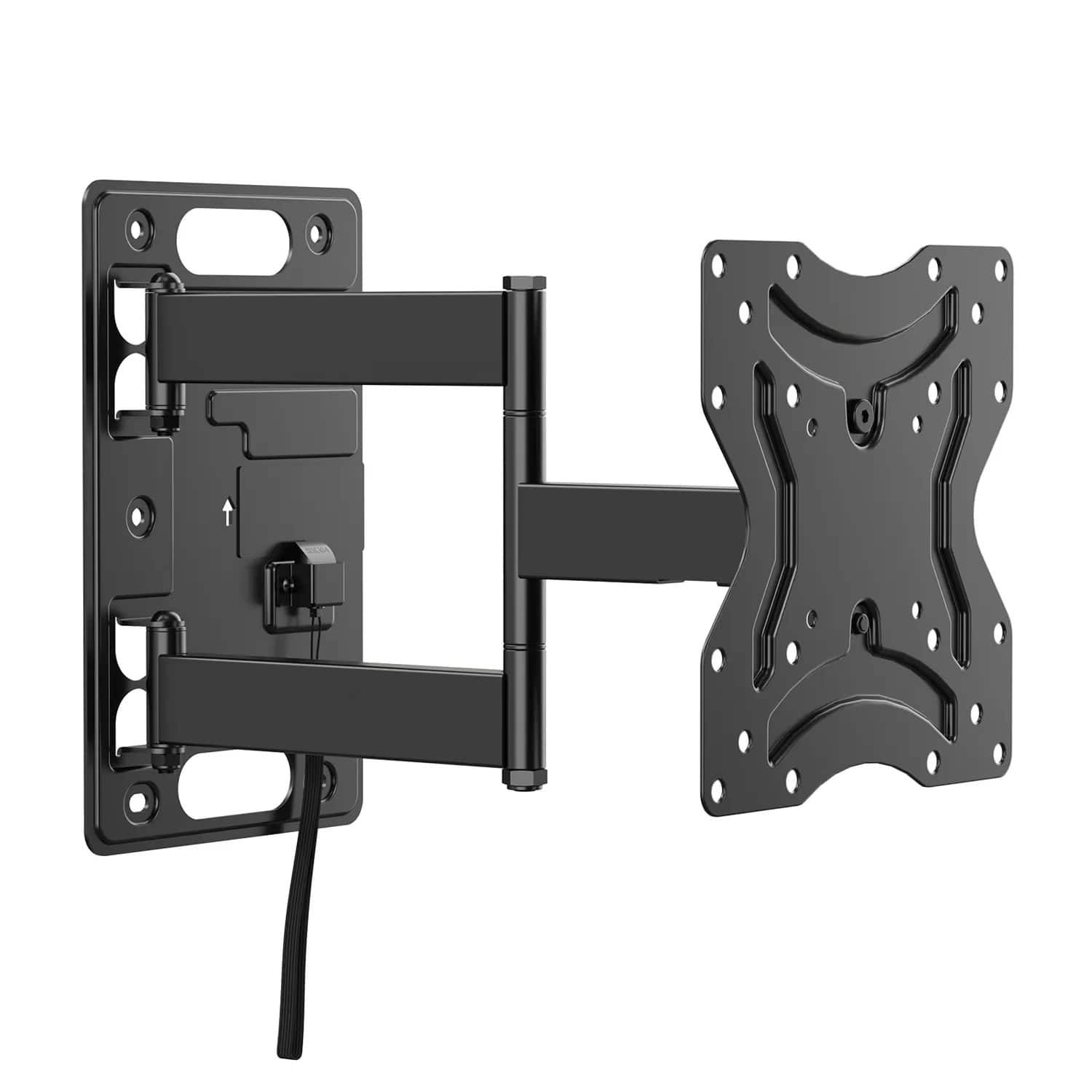 Front. ErgoAV - 23″-43″ Motion Mount for RV’s - Black.