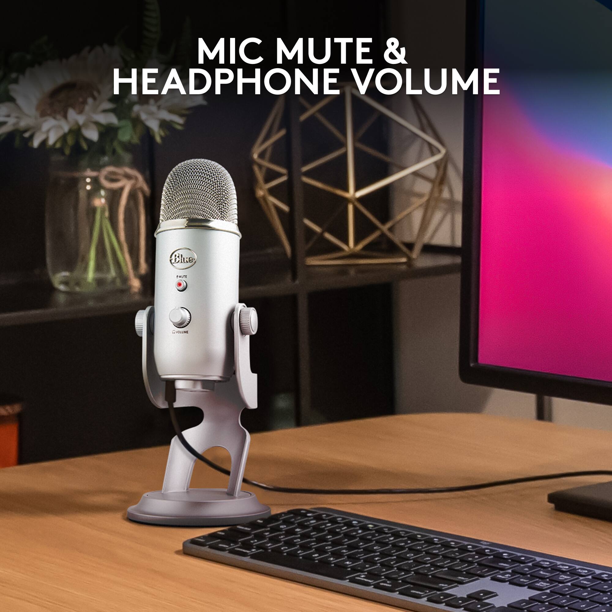 MIC MUTE & HEADPHONE VOLUME