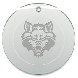 Jardine - Arkansas State Red Wolves 3'' Glass Round Ornament - Multicolor