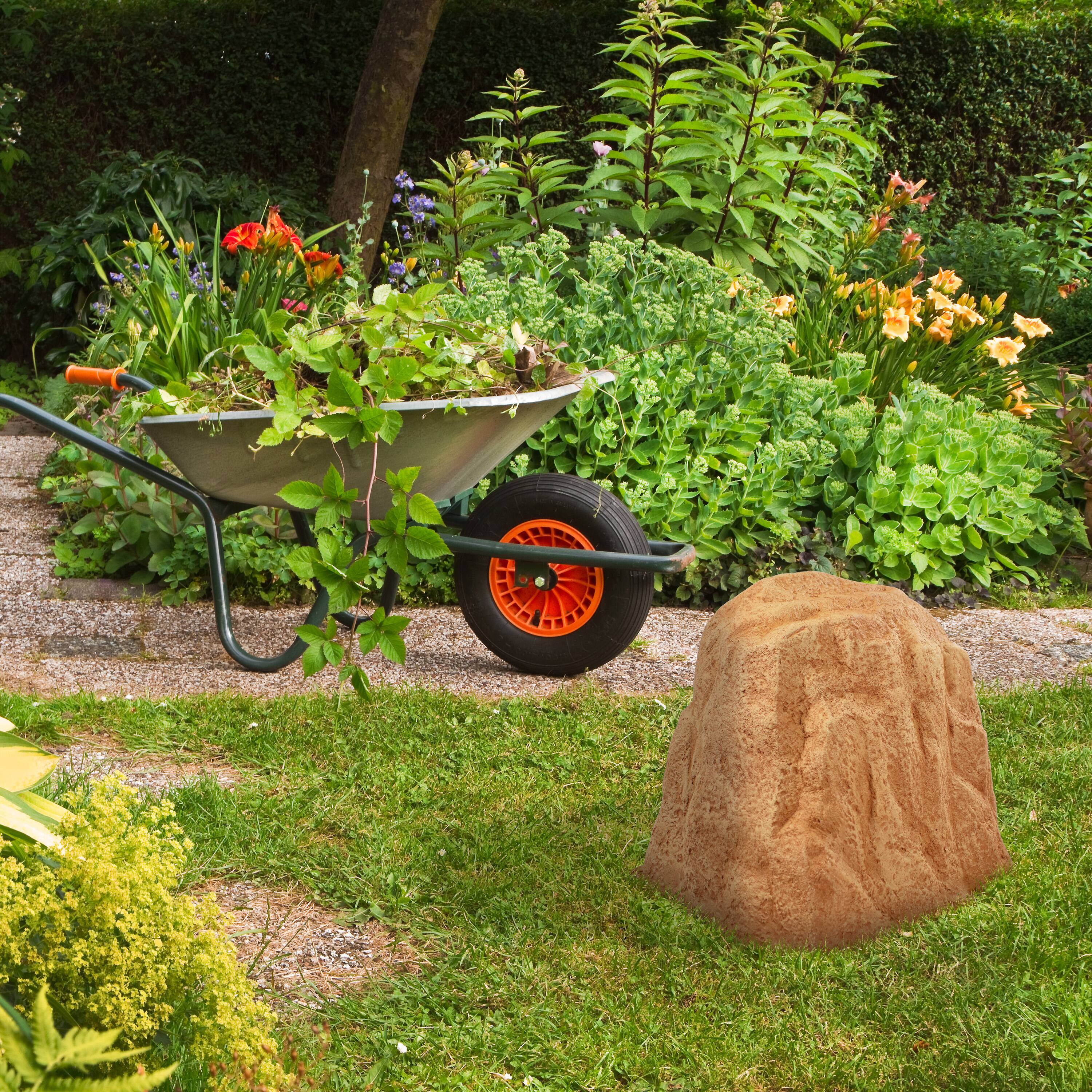 Alt View 9. Sunnydaze - Artificial Polyresin Landscape Rock with Stakes - Sand.