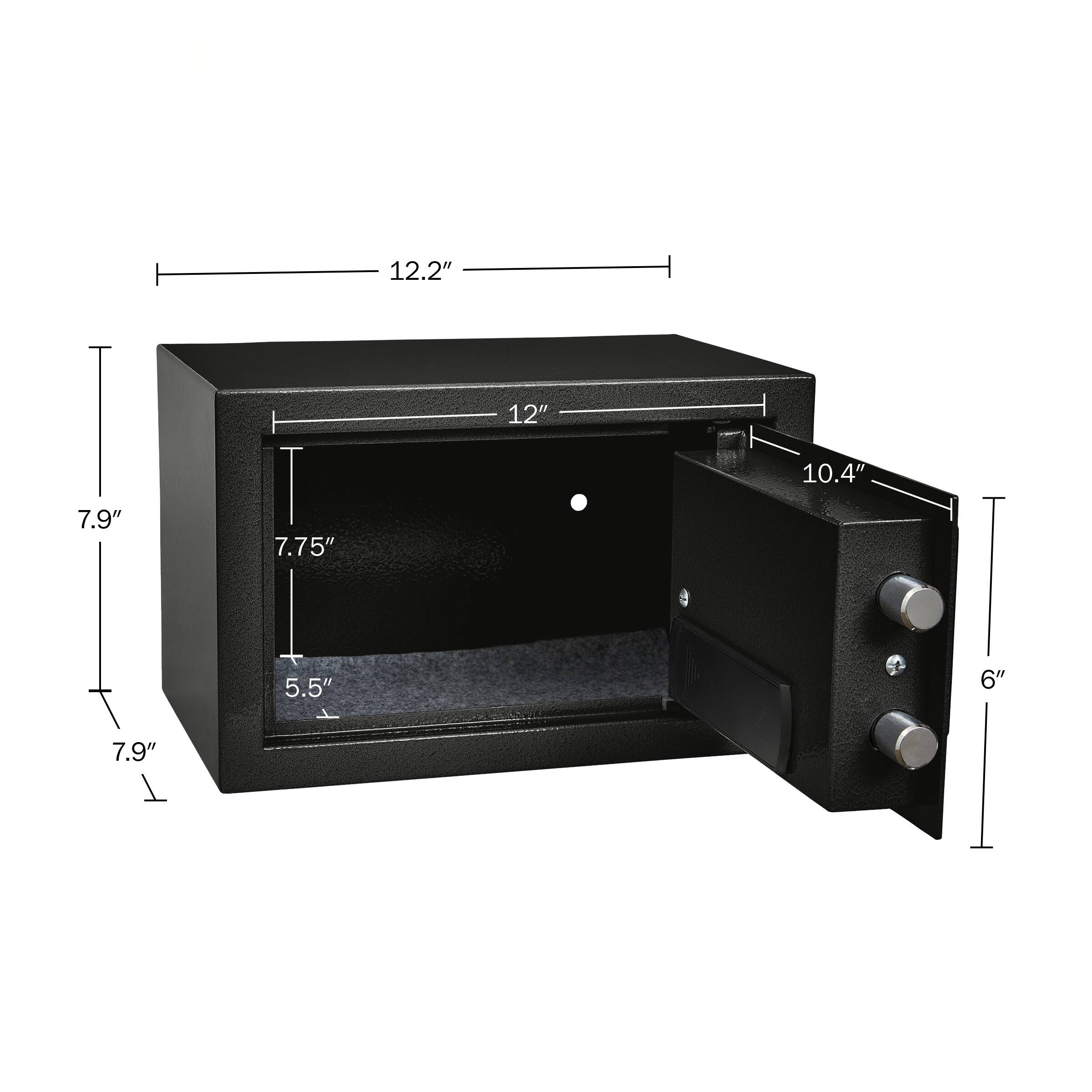 The corrected and grouped dimensions from the image are:

- 12.2"
- 12"
- 10.4"
- 7.9"
- 7.75"
- 5.5"
- 6"