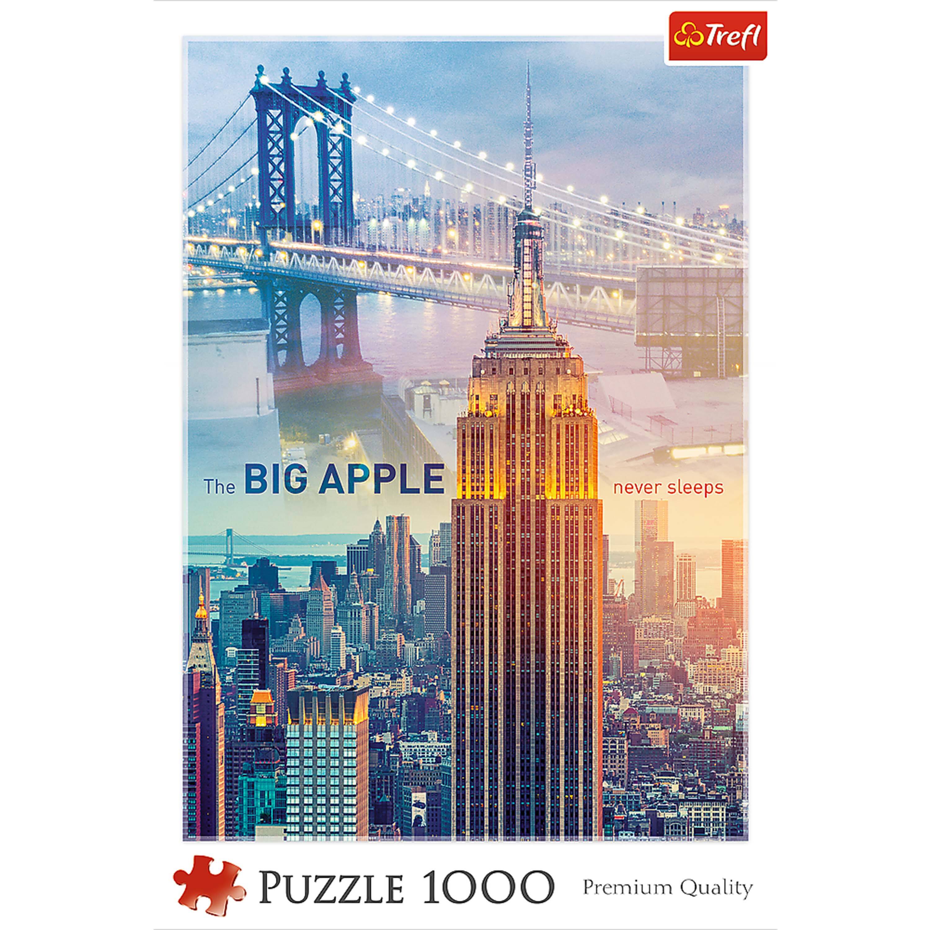 Trefl  
The BIG APPLE never sleeps  
PUZZLE 1000  
Premium Quality