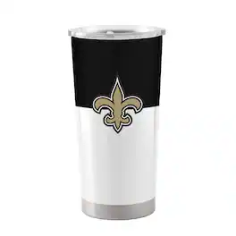 Logo Brands - New Orleans Saints 20oz. Colorblock Stainless Tumbler - Multicolor