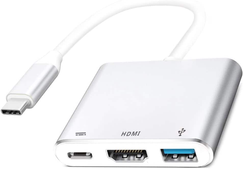 Core Tech - USB-C to HDMI Multiport Adapter – 4K HDMI, USB 3.0, PD Charging for iPhone, iPad, MacBook