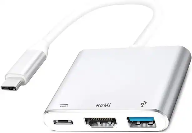 Front. Core Tech - Core Tech USB-C to HDMI Multiport Adapter – 4K HDMI, USB 3.0, PD Charging for iPhone, iPad, MacBook.