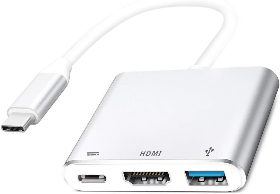 Core Tech - USB-C to HDMI Multiport Adapter – 4K HDMI, USB 3.0, PD Charging for iPhone, iPad, MacBook