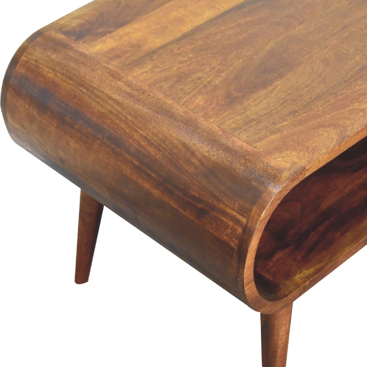 Alt View 2. Artisan Furniture - Open Chestnut Coffee Table - chestnut.