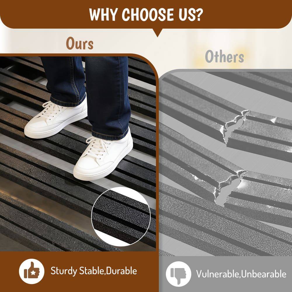 WHY CHOOSE US?

Ours: Sturdy, Stable, Durable

Others: Vulnerable, Unbearable