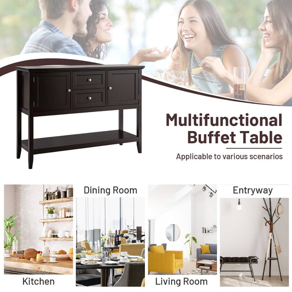 Multifunctional Buffet Table  
Applicable to various scenarios  

Dining Room  
Entryway  
Kitchen  
Living Room