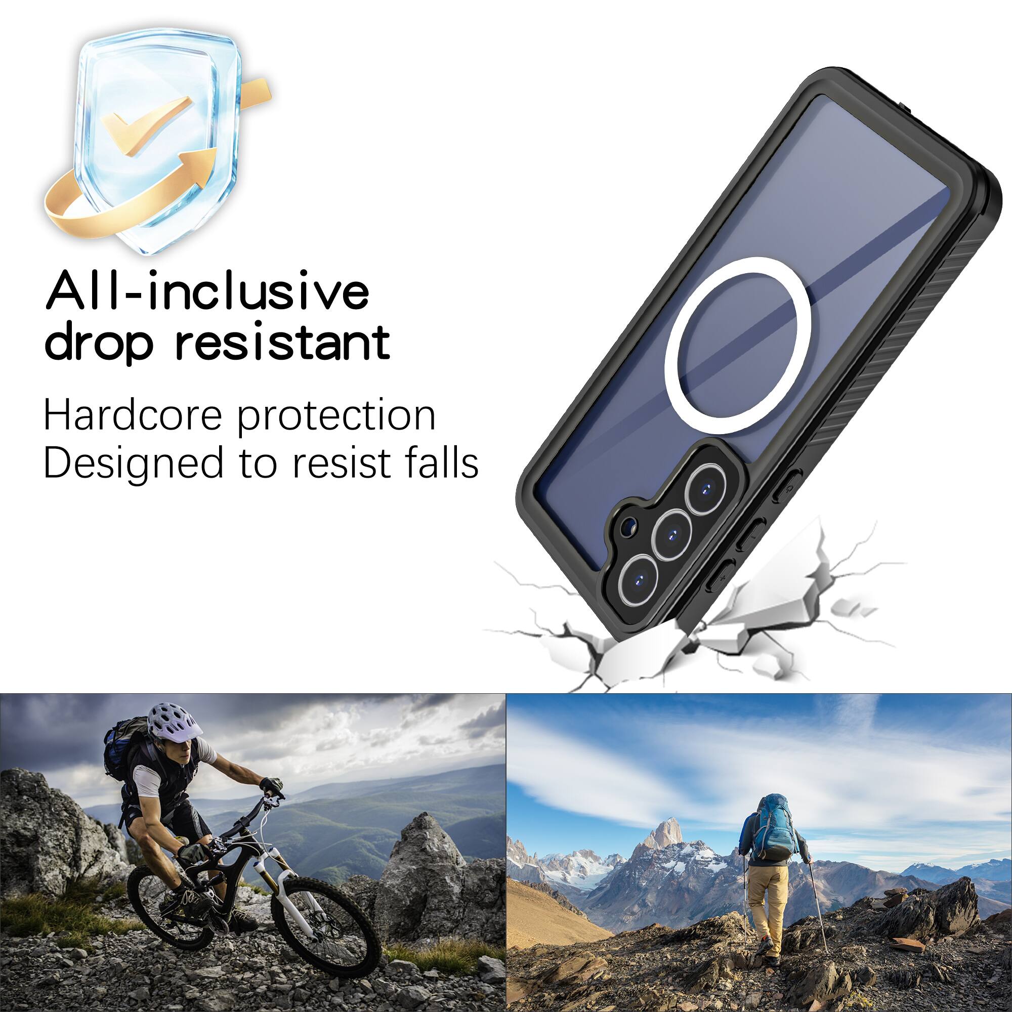All-inclusive drop resistant  
Hardcore protection  
Designed to resist falls