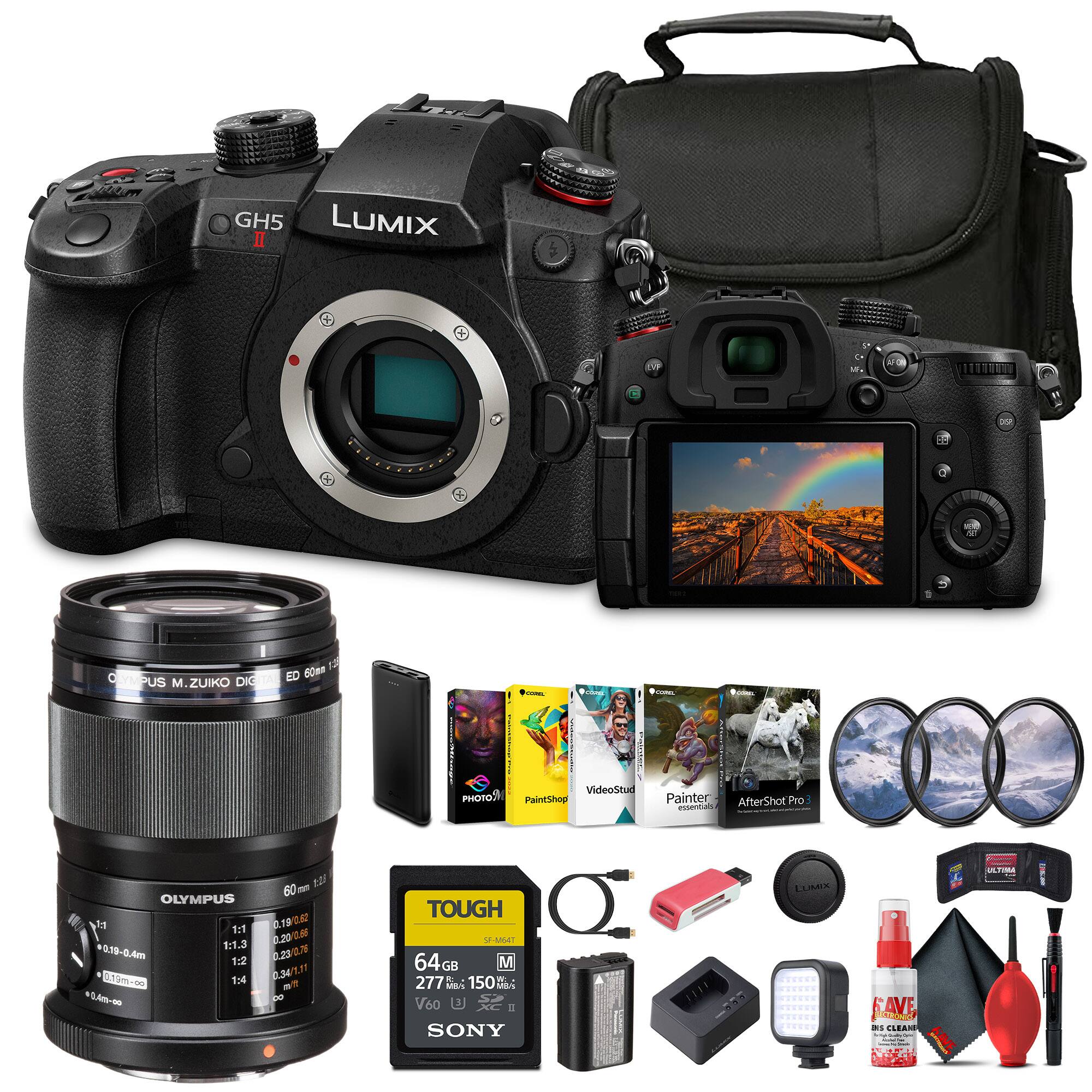 GH5 LUMIX II  
OLYMPUS M.ZUIKO DIGIC 21mm 60mm - Fda Meoate  
VideoStudio  
Painter AfterShot Pro  
OLYMPUS 1:1.3 -5.15-0.4m 1:2 190-09 1:4 5to-  
64 GB M 277 wts 150  
V60 E SONY  
LUMIX AVE  
Tough MEAMA  
64 GB M 277 wts 150  
V60 E SONY  
LUMIX AVE