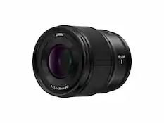 Front. Panasonic - Panasonic LUMIX S Series Camera Lens, 35mm F1.8 L-Mount Lens for Mirrorless Full Frame Digital Cameras, S-S35 - Black.