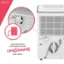 Frigidaire Gallery SACIOANT - T D00 SSIA . neict mn H   CO TABIAUS S  | | Skip emptying the water bucket with the continuous drain option.