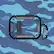 Angle. SaharaCase - Apple Airpods Pro 3 Secure Lock Case | Heavy Duty | Shock Absorbing Corners | Raider Series - Camo Blue.