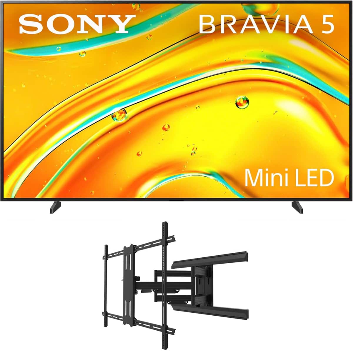 Sony - K98XR50 98 Inch Bravia Mini LED 4K HDR TV with a Kanto PMX800 Full Motion Dual Stud Mount (2025)