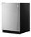 Alt View 8. KitchenAid - 5.0 Cu. Ft. Undercounter Refrigerator - Black Cabinet/Stainless Doors.