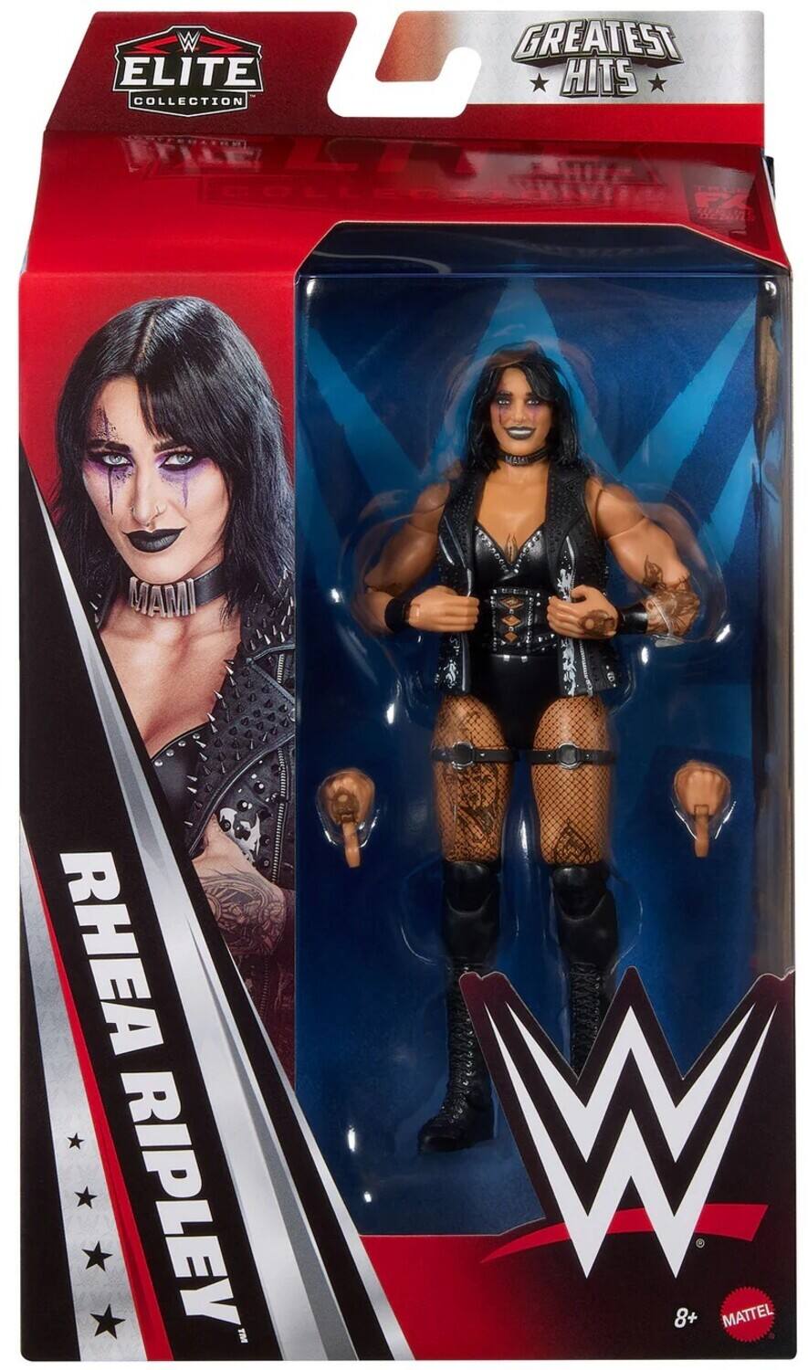 W Elite Collection Greatest Hits  
Rhea Ripley  
8+  
Mattel