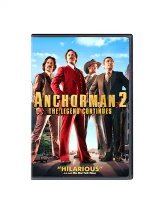 Front. Anchorman 2: The Legend Continues - DVD.