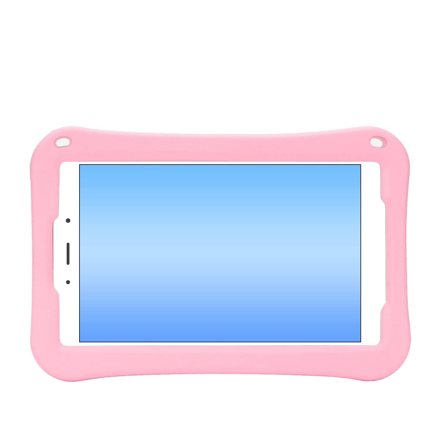 Alt View 1. Dteck - for Samsung Galaxy Tab A9 8.7" 2023 (SM-X110/X115) Rugged Case,Shockproof Heavy Duty EVA Cover with Rotating Stand - Pink.
